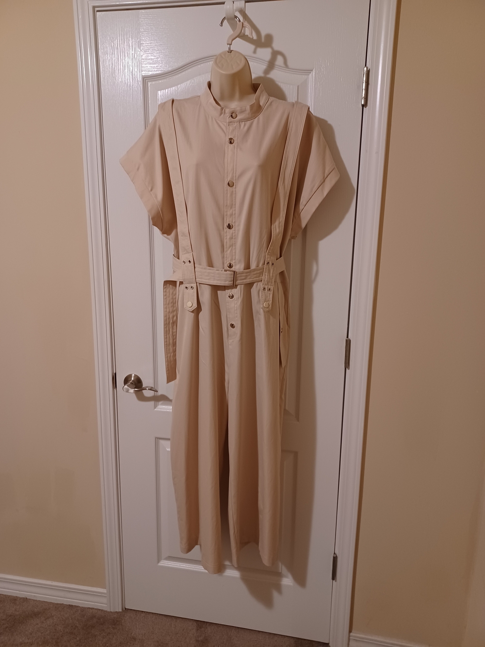 Amazon Women's Pants Jumpsuit in Light Beige